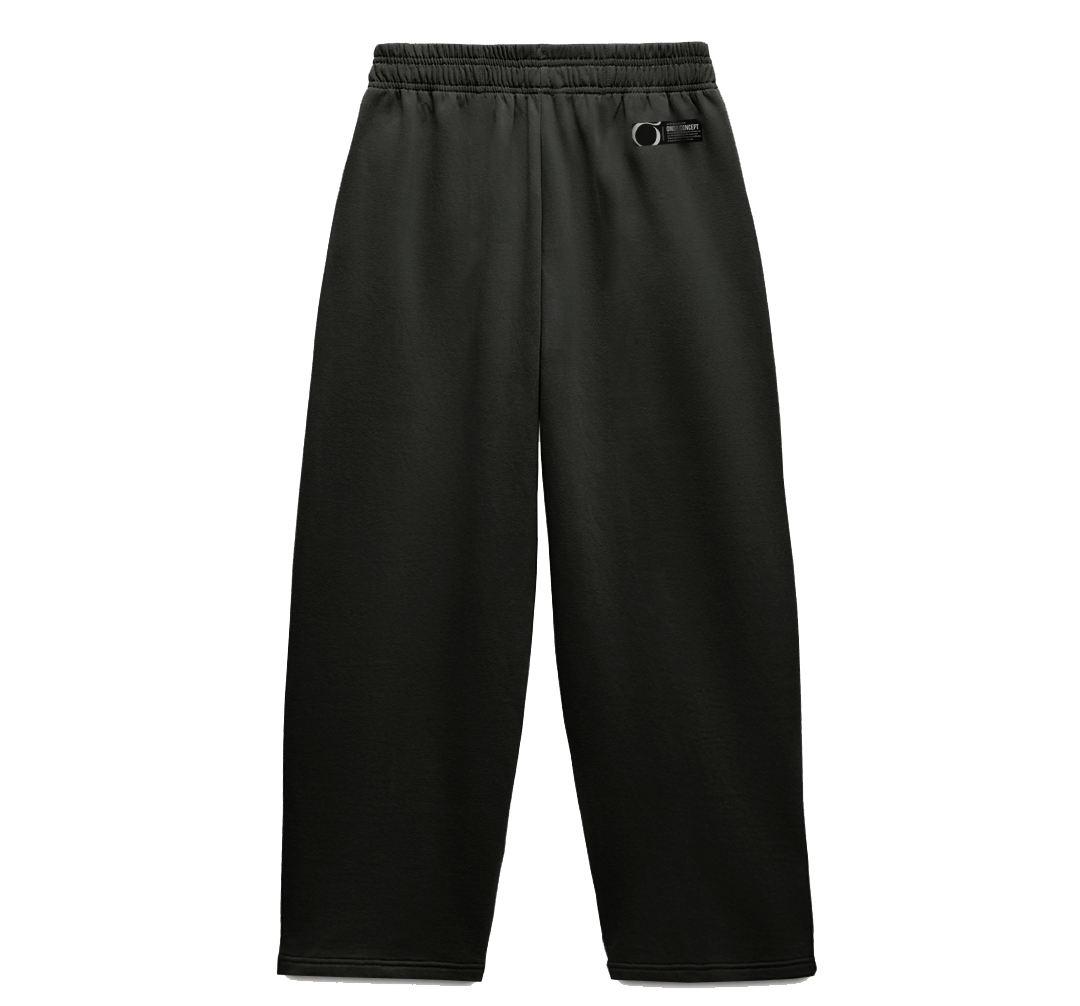 Calça moletom feminina preta - Calligraphy