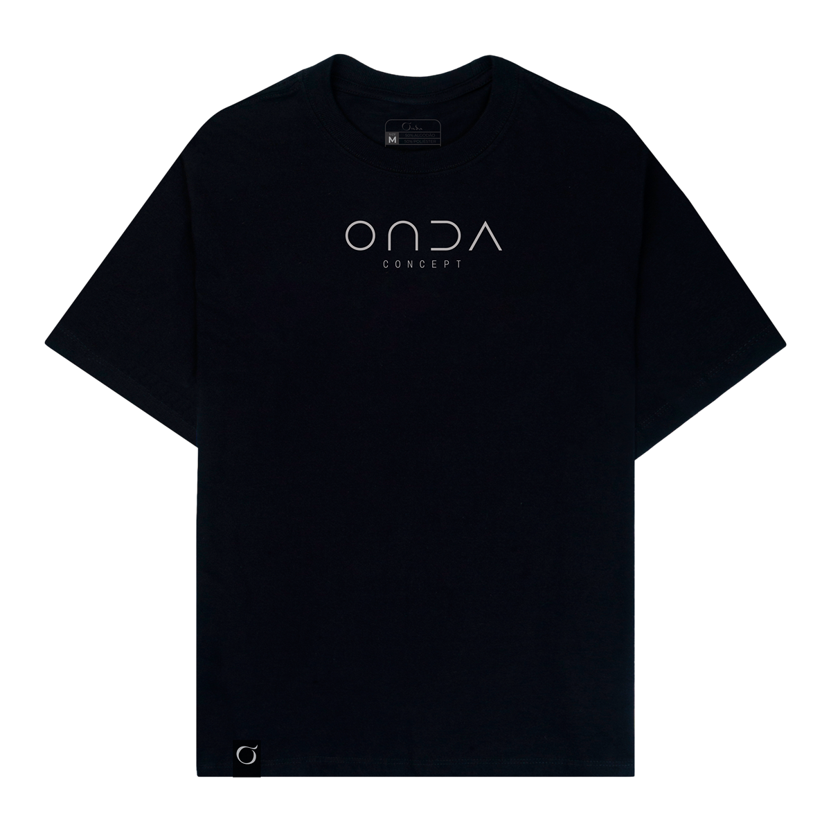 Camiseta Cottonflex manga curta preta - Line