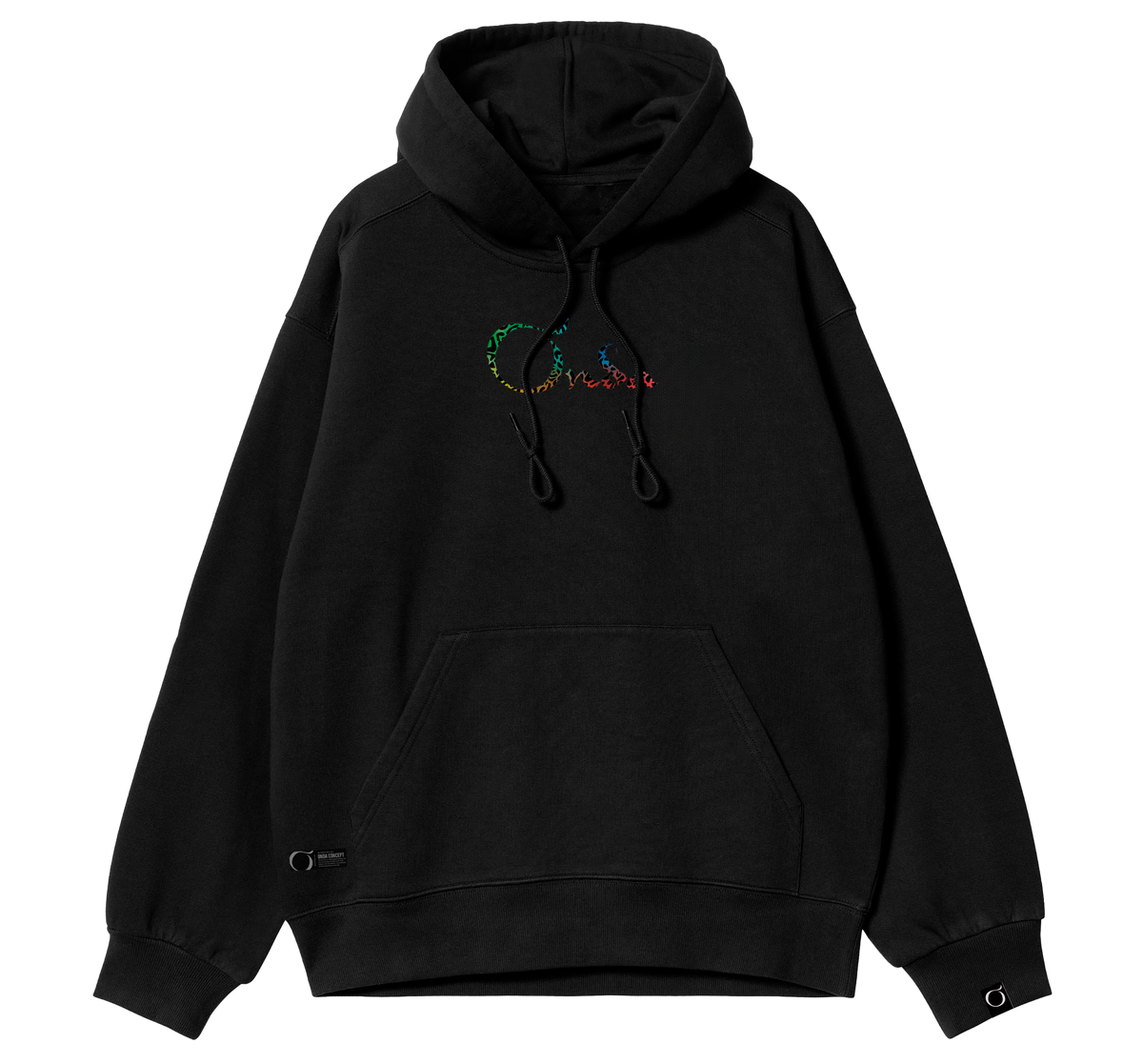 Moletom Canguru 3 Cabos preto — Onça