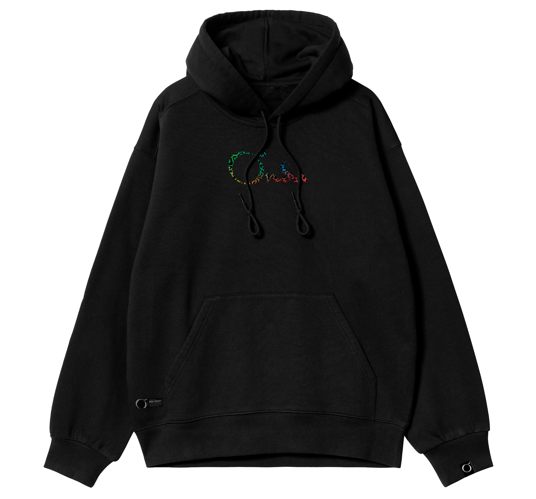 Moletom Canguru 3 Cabos preto — Onça