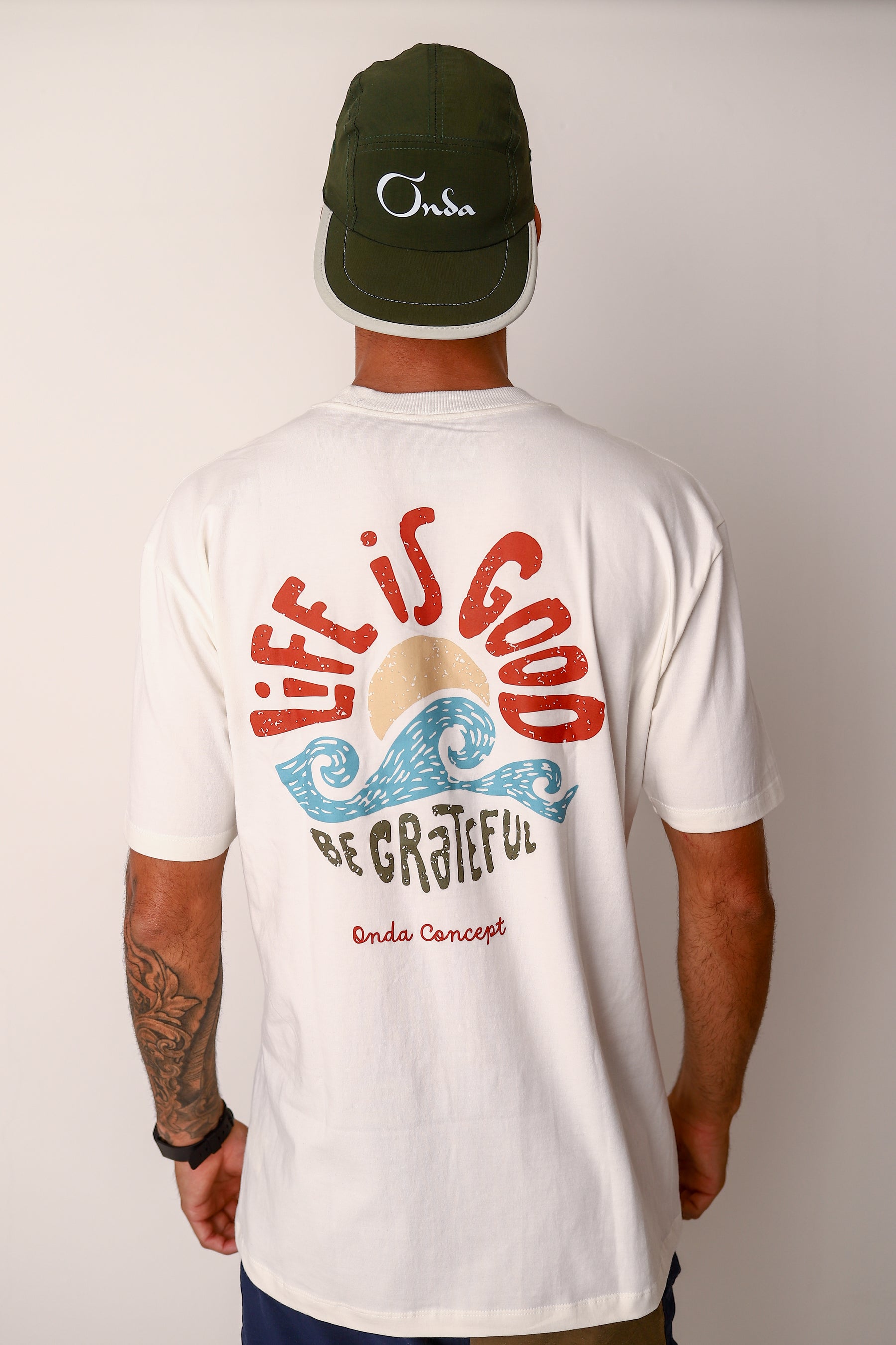 Camiseta Cottonflex manga curta Off white - Life is good