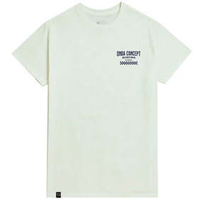 Camiseta Cottonflex Off white com Azul marinho manga curta - Life Style