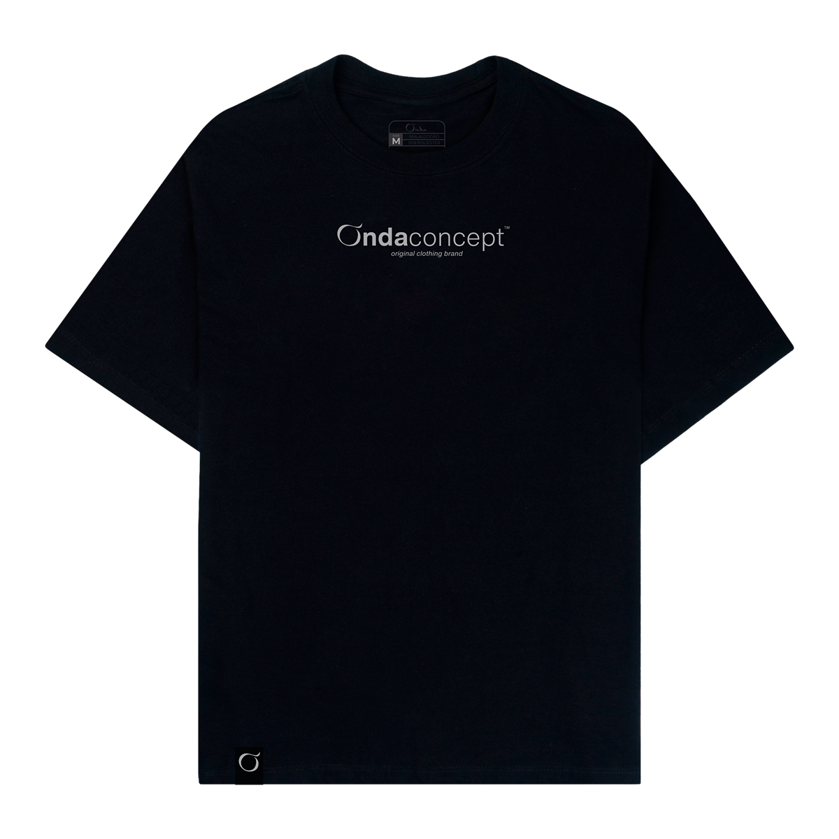 Camiseta Cottonflex manga curta preta  - Concept