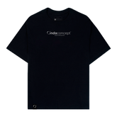 Camiseta Cottonflex manga curta preta  - Concept