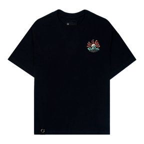 Camiseta Cottonflex manga curta preta  - Life is Good