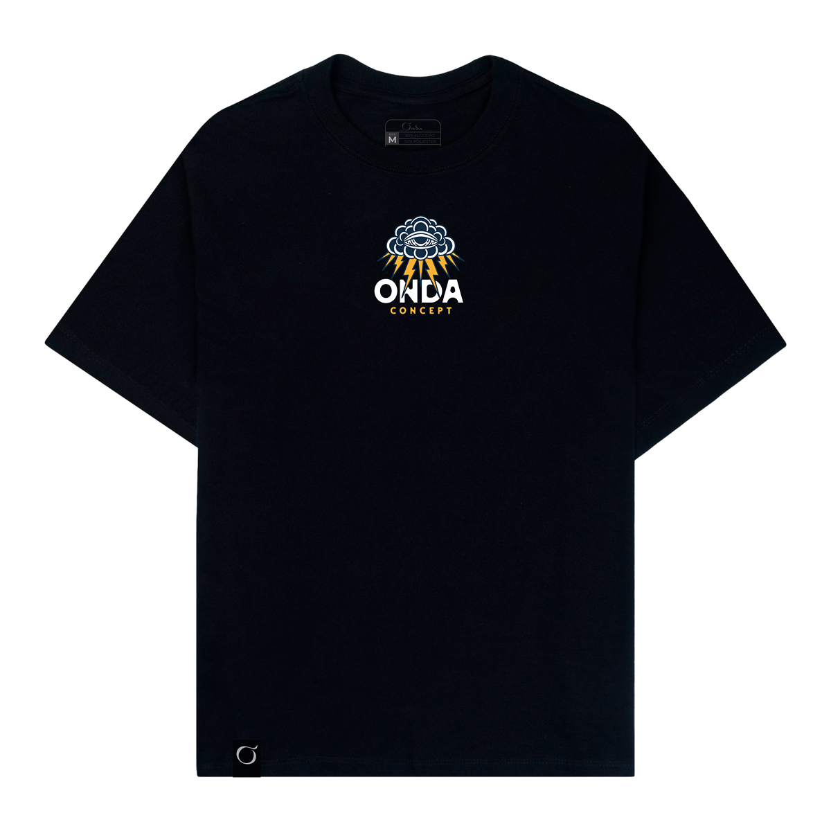 Camiseta Cottonflex manga curta preta - Storm