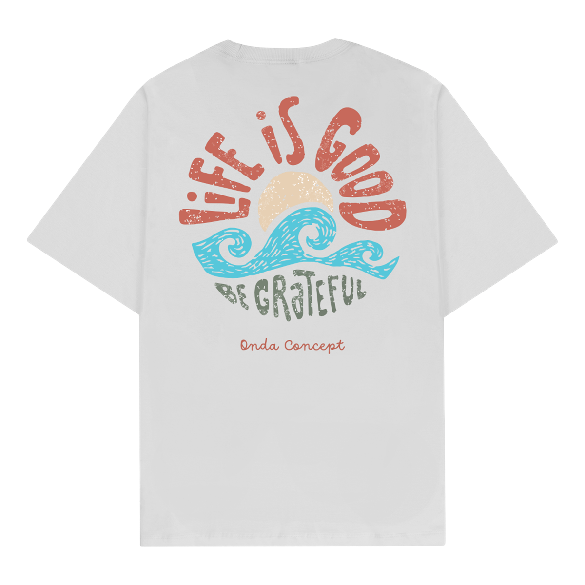Camiseta Cottonflex manga curta Off white - Life is good