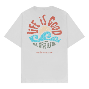 Camiseta Cottonflex manga curta Off white - Life is good