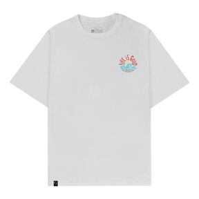 Camiseta Cottonflex manga curta branca  - Life is good