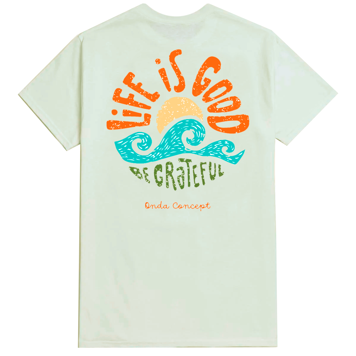 Camiseta Cottonflex manga curta Off white - Life is good