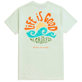 Camiseta Cottonflex manga curta Off white - Life is good