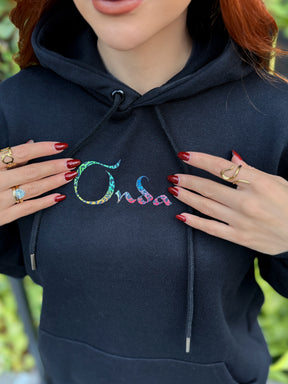 Moletom Canguru 3 Cabos preto — Onça