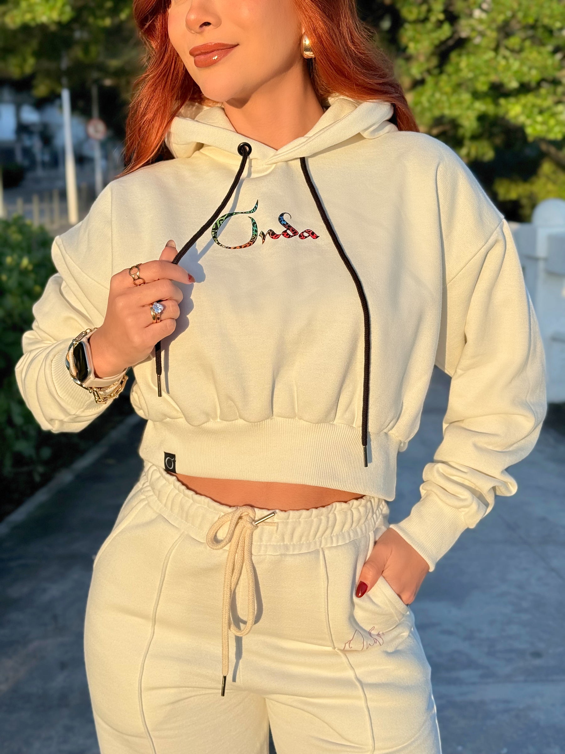 Molecropped Off white - Onça