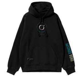 Moletom Canguru 3 Cabos preto — Onda Concept