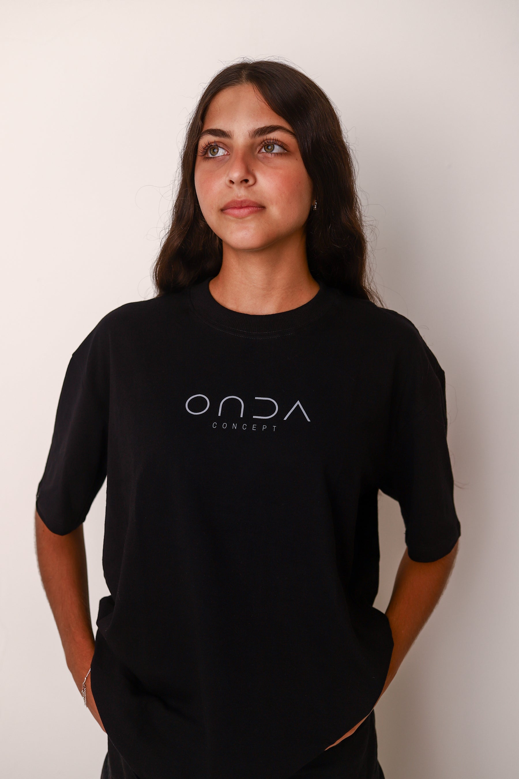 Camiseta Cottonflex manga curta preta  - Line