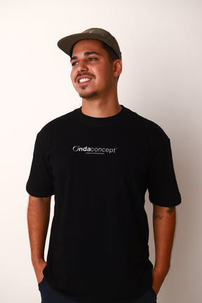 Camiseta Cottonflex manga curta preta  - Concept